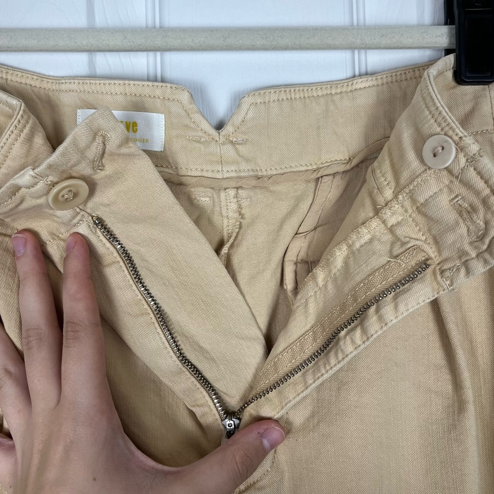 Maeve Anthropologie Remi Wide-Leg Crop Chino Pants - Picture 9 of 11